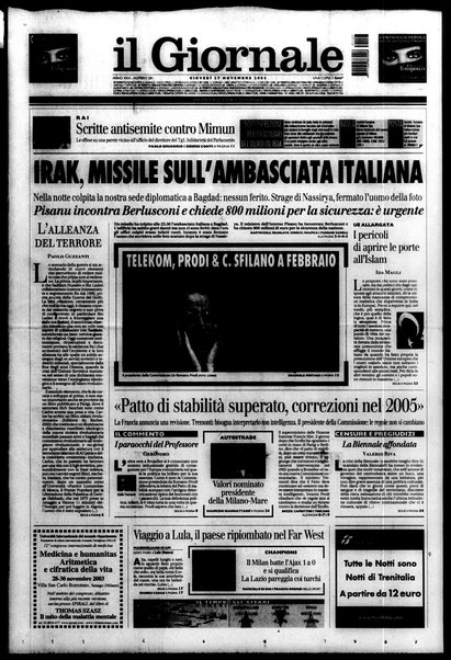 Il giornale : quotidiano del mattino